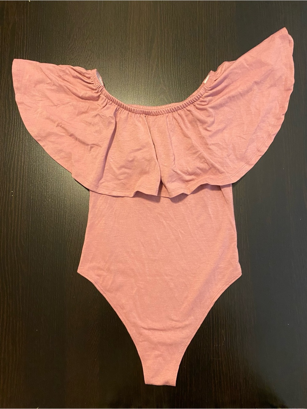 Women’s Pink Off-Shoulder One-Piece Romper